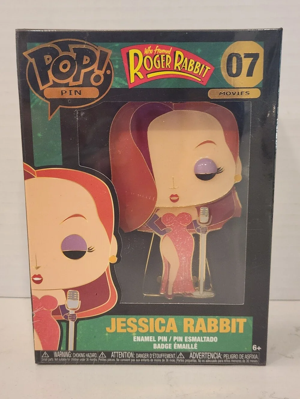 Jessica Rabbit Enamel Pin - Picture 1 of 6